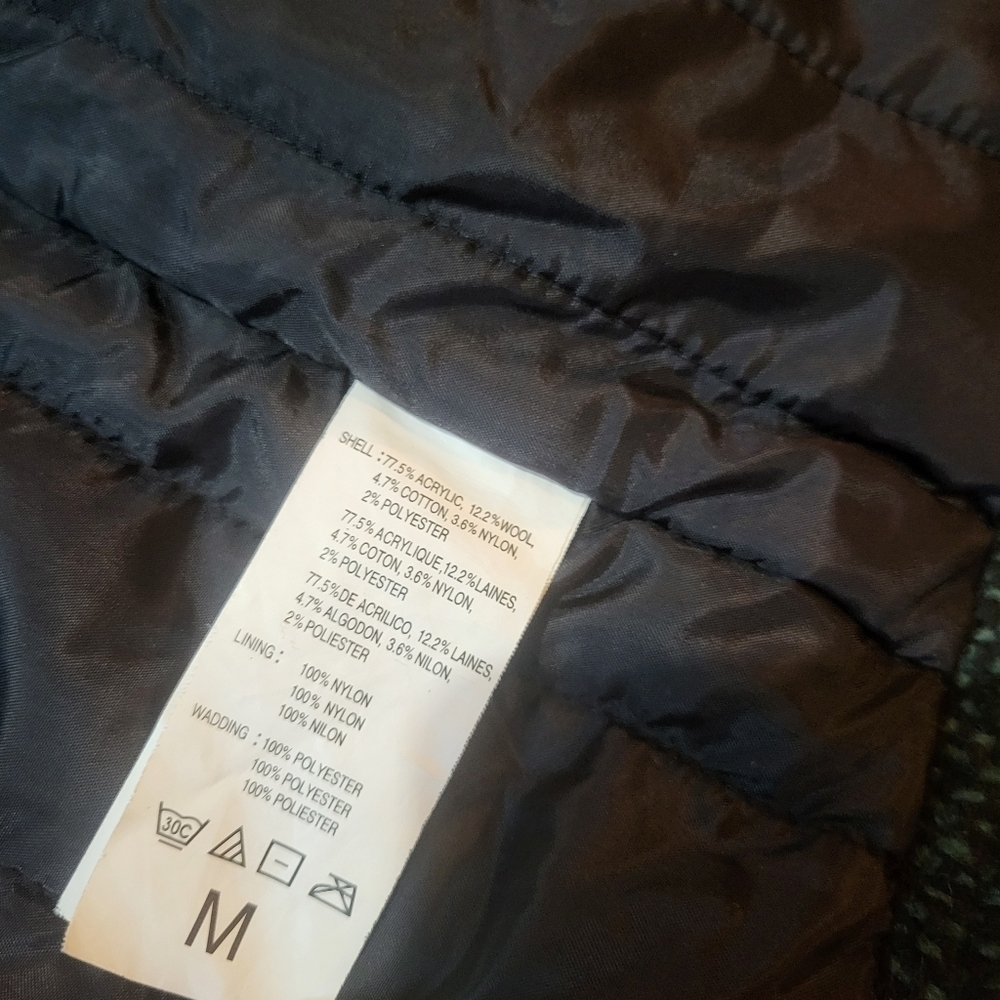 Vans Anthony Van Engelen Men's Green and Gray Blanket Button Down Jacket Size M - Picture 7 of 12